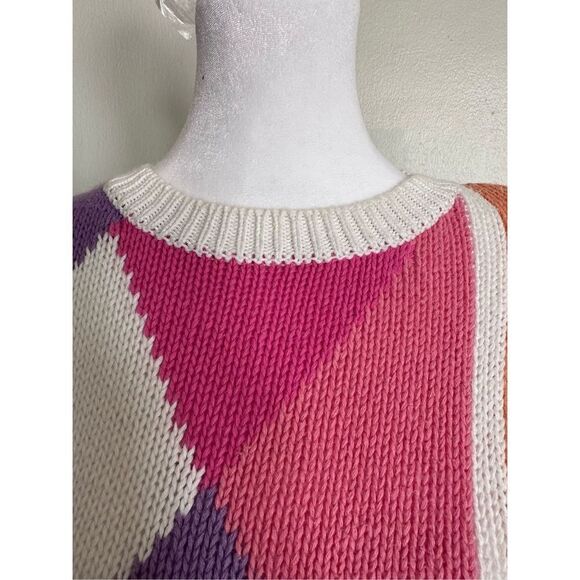 Melbourne Elements Multicoloured Short Sleeve Knit Top Size S - Picture 3 of 7